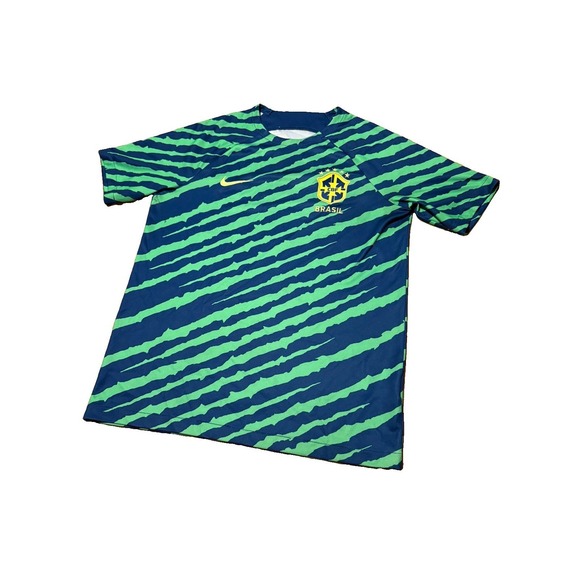 Nike Other - Nike Dri-Fit Brazil‎ National Team 2022/23 Pre-Match Jersey Shirt Youth XL